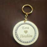 Pleksi Taşlı Anahtarlık