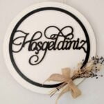 Dekoratif Ahşap Kapı Süsü