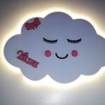 Bulut - LED Işıklı İsminize Özel Gece Lambası Duvar Süsü