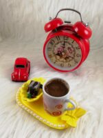 Kelebekli Kahve Sunumluk ve Midye - Kokulu Taş - Tekli