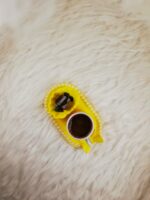 Kelebekli Kahve Sunumluk ve Midye - Kokulu Taş - Tekli - Görsel 20