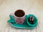 Kelebekli Kahve Sunumluk ve Midye - Kokulu Taş - Tekli - Görsel 14