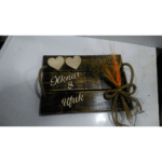 Ahşap Söz Nişan Tepsisi