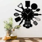 Dekoratif Ahşap Duvar Saati