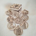 Ahşap Yılbaşı Süsü Setti