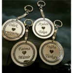 Kişiye Özel Pleksi İsimli Anahtarlık